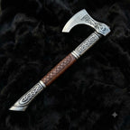 Assasin's Creed Valhalla Axe with Leather Sheath | Viking Battle Axe
