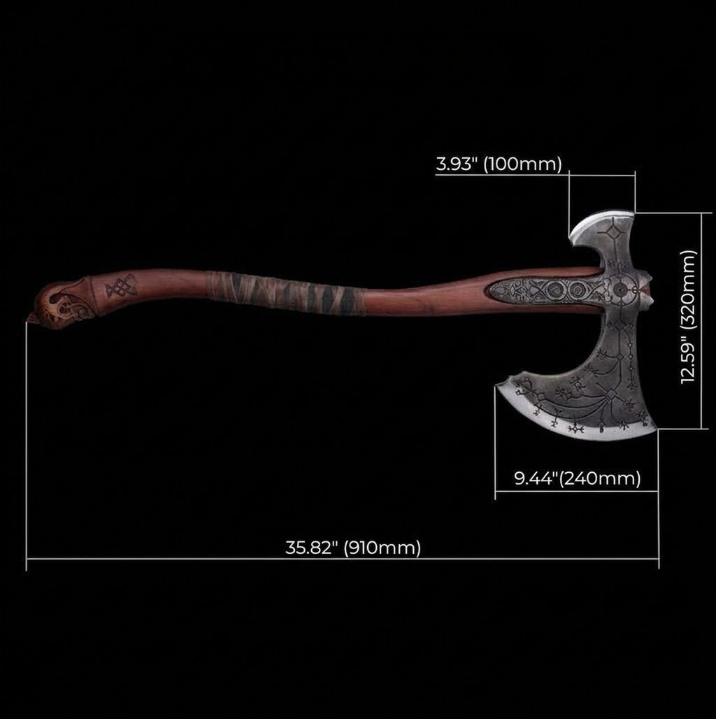Functional God of War Kratos Leviathan Axe