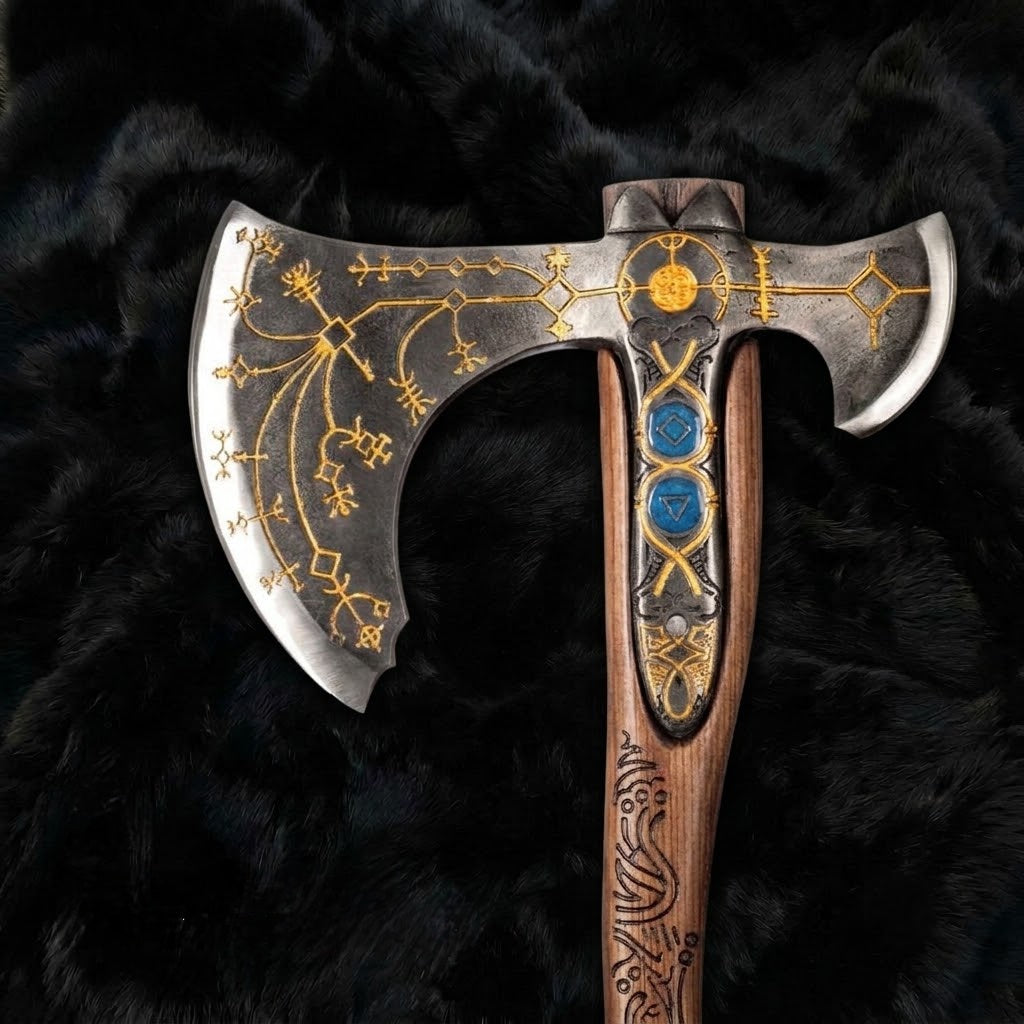 Functional God of War Kratos Leviathan Axe