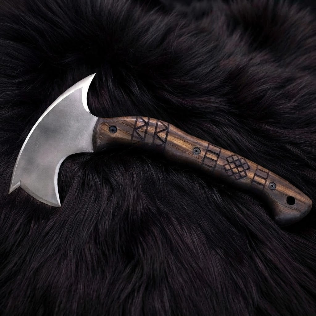 Handmade Tomahawk with Leather Sheath