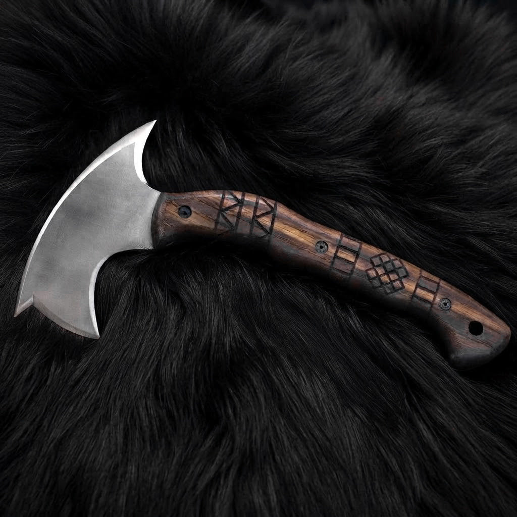 Handmade Tomahawk with Leather Sheath
