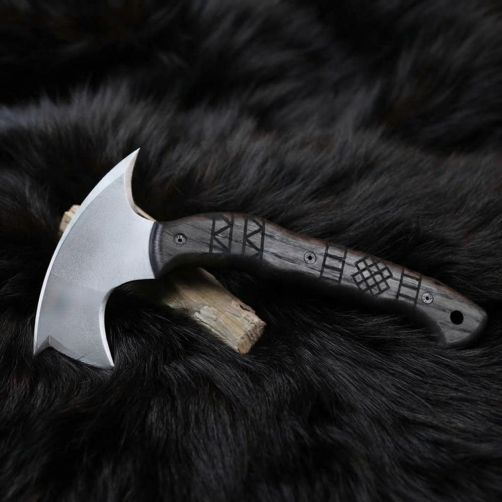 Handmade Tomahawk with Leather Sheath