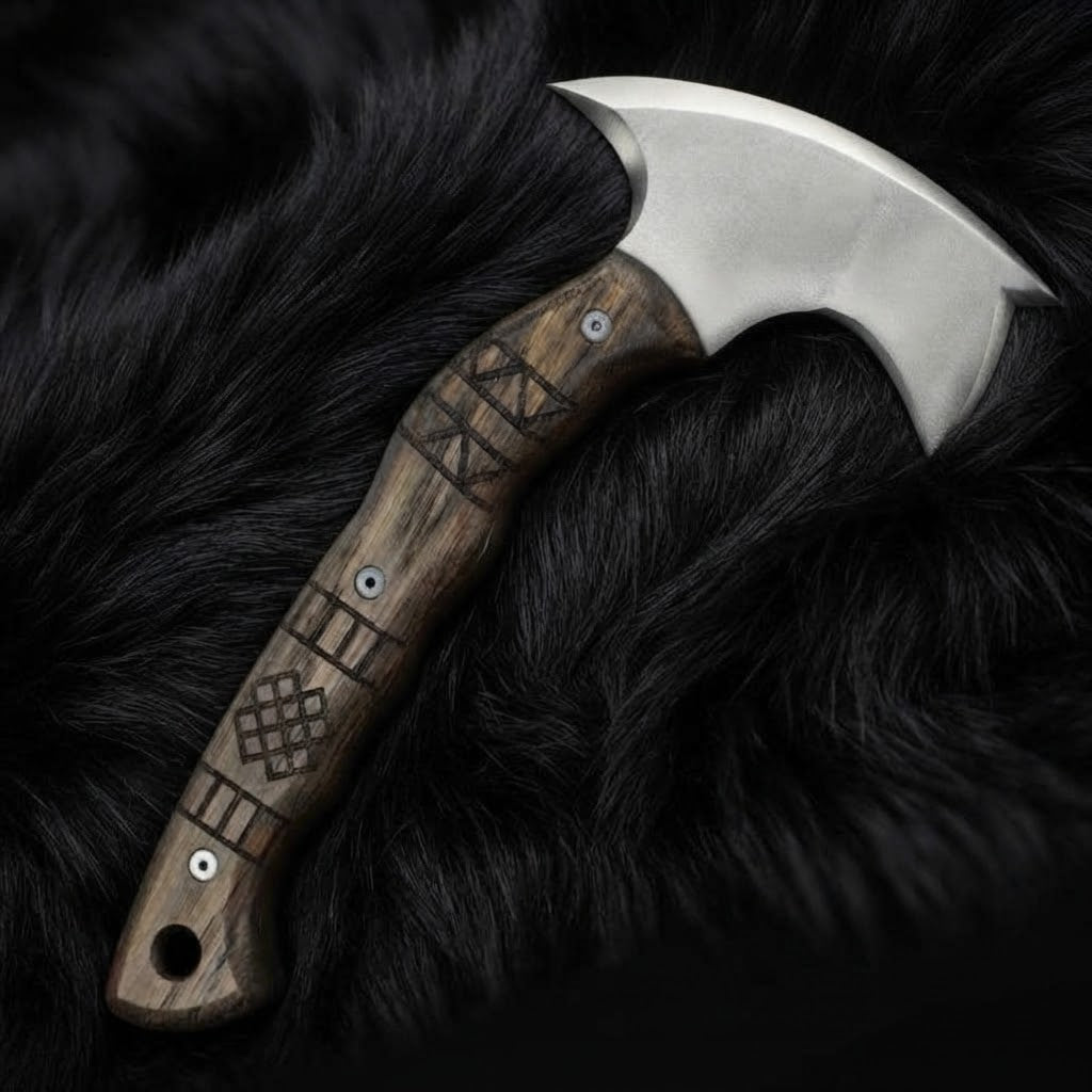 Handmade Tomahawk with Leather Sheath