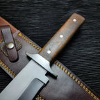 Red Dead Redemption 2 Western Bowie Knife with Leather Sheath | Full tang Stainless Steel Blade