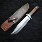 Red Dead Redemption 2 Western Bowie Knife with Leather Sheath | Full tang Stainless Steel Blade