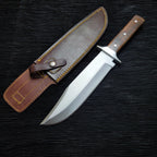 Red Dead Redemption 2 Western Bowie Knife with Leather Sheath | Full tang Stainless Steel Blade
