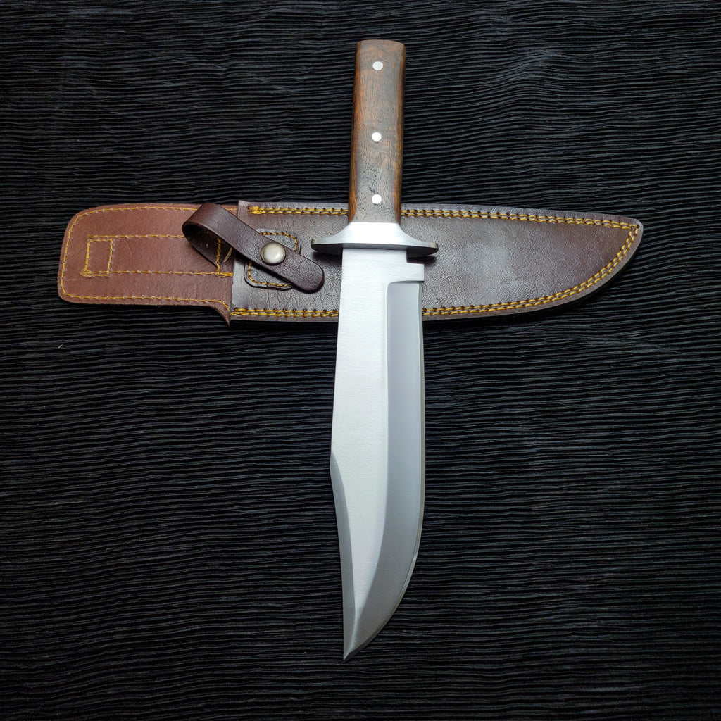 Red Dead Redemption 2 Western Bowie Knife with Leather Sheath | Full tang Stainless Steel Blade